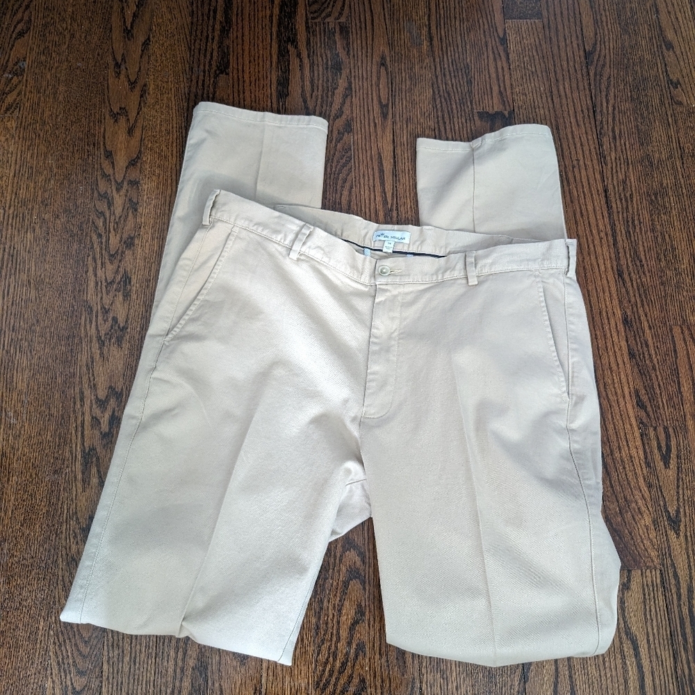 Peter Millar Pilot Flat Front Stretch Cotton Twill Pants...Size ...40 - Picture 7 of 8
